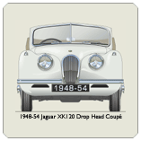 Jaguar XK120 DHC (wire wheels) 1948-54 Coaster 2